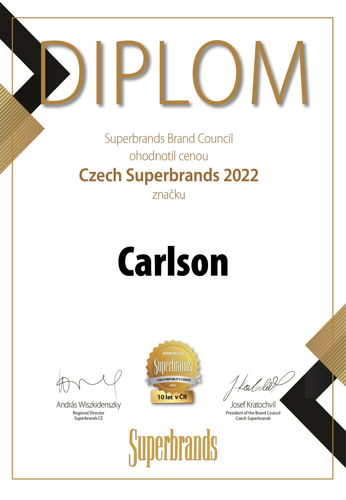 Czech Superbrands 2022