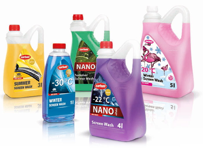 Carlson windshield washer fluids assortment